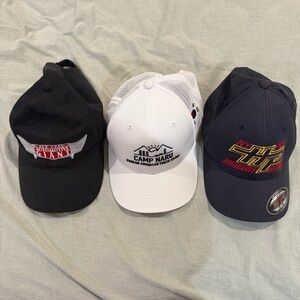 Black, White, & Navy Baseball Caps Set